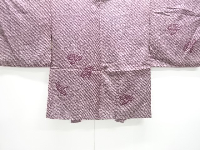 JAPANESE KIMONO / HAORI COAT / ALL SHIBORI / FLOWER 